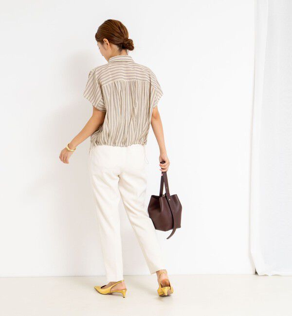 NOLLEY'S「ウォッシャブル麻調スリムパンツ」|その他|