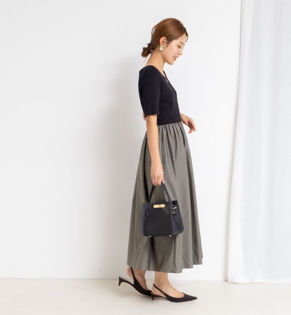 NOLLEY'S sophi「ウォッシャブルカット&times;タフタドッキングワンピース」|ワンピース|