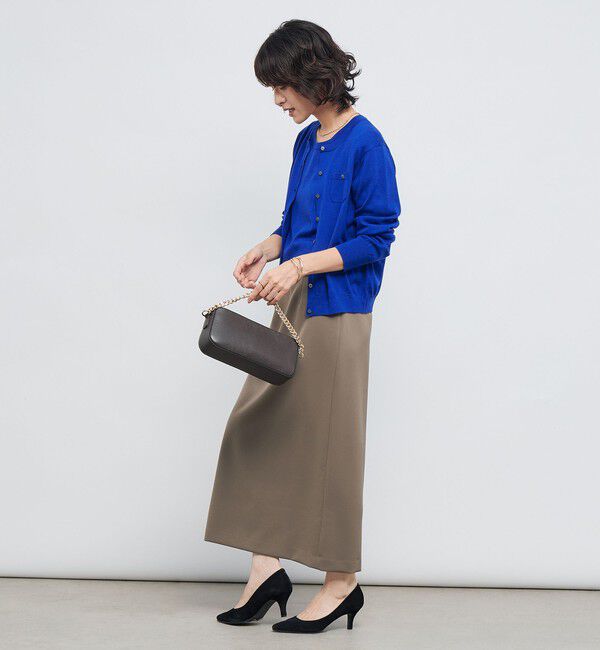 NOLLEY'S sophi「《アンサンブル対応》《手洗い可能》ウール100％5分袖プルオーバーニット」|ニット・セーター|