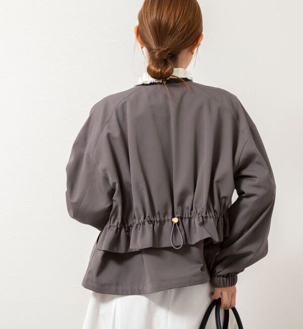 NOLLEY'S「ウォッシャブルジップアップブルゾン」|ブルゾン・スタジャン|