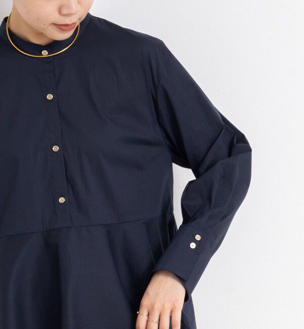 NOLLEY'S sophi「ウォッシャブルハンカチーフヘムシャツ」|シャツ・ブラウス|
