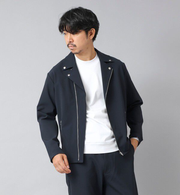 NOLLEY'S goodman「【ACTIVE SECT】《限定展開》ハイストレッチダブルライダース 25AW」|ブルゾン・スタジャン|