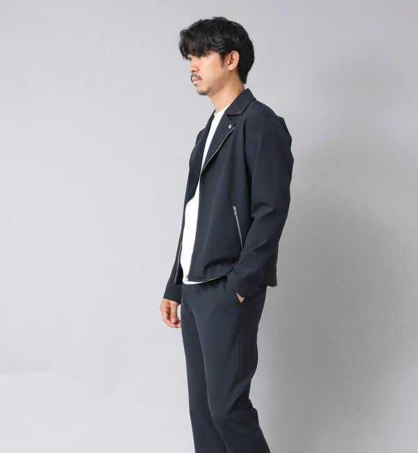 NOLLEY'S goodman「【ACTIVE SECT】《限定展開》ハイストレッチダブルライダース 25AW」|ブルゾン・スタジャン|