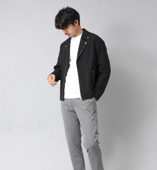 NOLLEY'S goodman「【ACTIVE SECT】《限定展開》ハイストレッチダブルライダース 25AW」|ブルゾン・スタジャン|