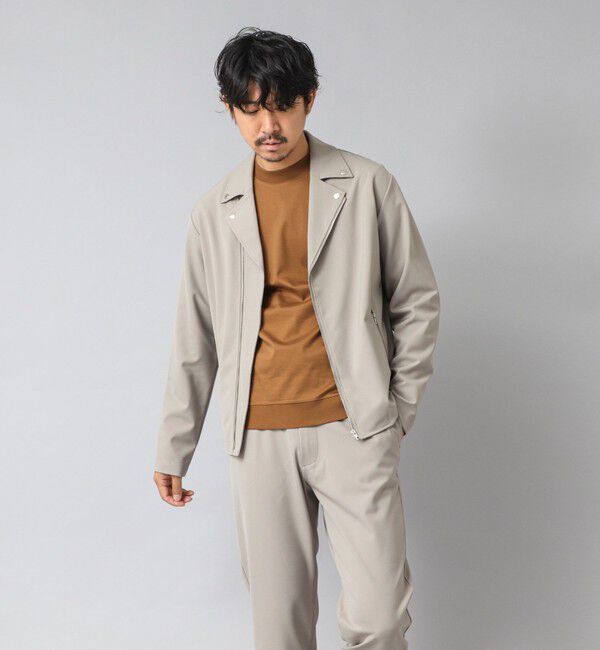 NOLLEY'S goodman「【ACTIVE SECT】《限定展開》ハイストレッチダブルライダース 25AW」|ブルゾン・スタジャン|