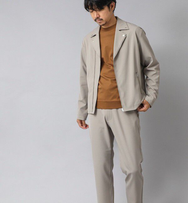 NOLLEY'S goodman「【ACTIVE SECT】《限定展開》ハイストレッチダブルライダース 25AW」|ブルゾン・スタジャン|