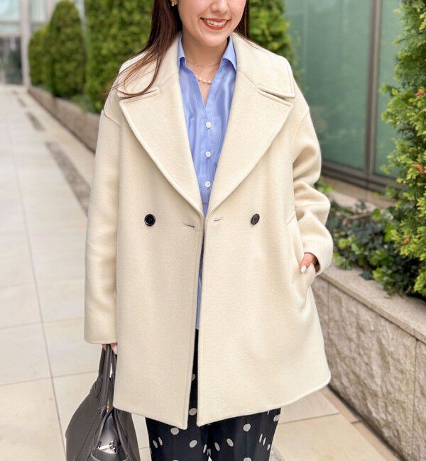 NOLLEY'S「【一部WEB限定アイテム】SP140リバーコート起毛メルトン仕上げ」|その他|