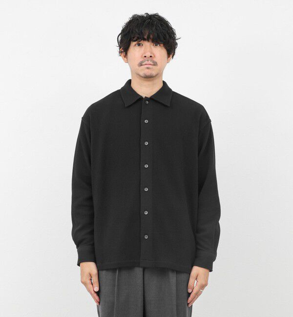 NOLLEY'S goodman「ウォッシャブル ニットシャツ 25AW」|シャツ・ブラウス|