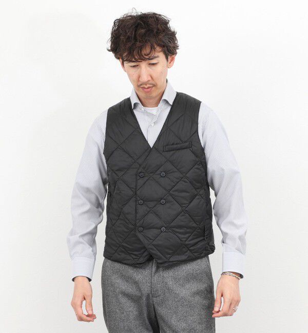 NOLLEY'S goodman「【TAION/タイオン】W-BREASTED SNAP BUTTON DOWN GILET 25AW」|ダウンベスト・ベスト|