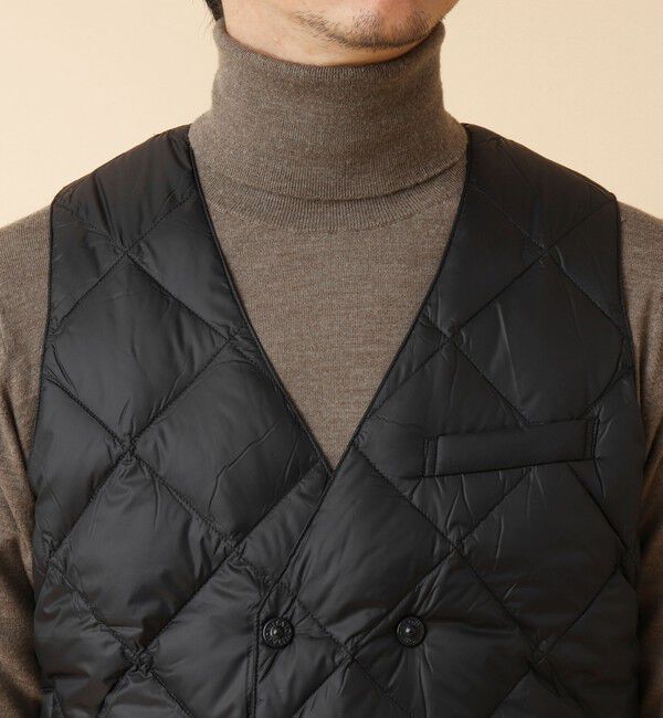 NOLLEY'S goodman「【TAION/タイオン】W-BREASTED SNAP BUTTON DOWN GILET 25AW」|ダウンベスト・ベスト|