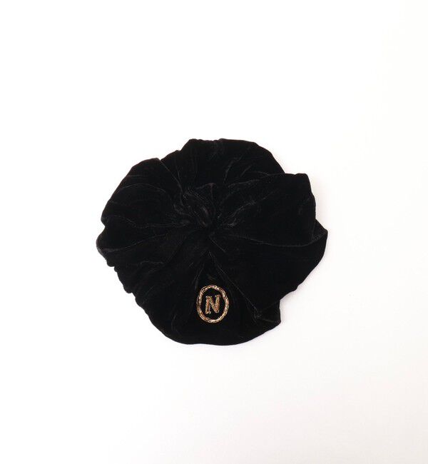 NOLLEY'S「【CITRUS/シトラス】Nベロアシュシュ」|ヘアゴム・シュシュ|ブラック