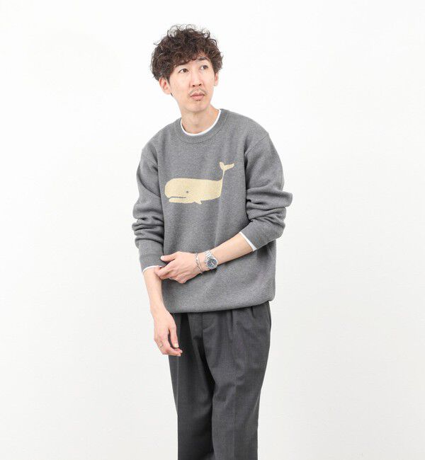NOLLEY'S goodman「クジラWJQ ダブルジャカードニット 25AW」|ニット・セーター|
