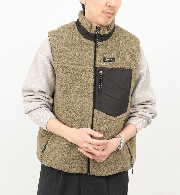 NOLLEY'S goodman「【TAION/タイオン】DOWN&times;BOA REVERSIBLE VEST 25AW」|ダウンベスト・ベスト|