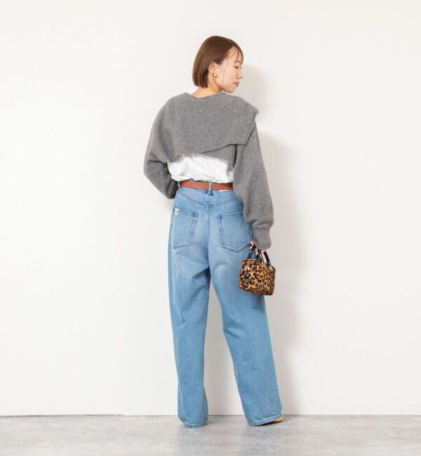 NOLLEY'S「【enrica/エンリカ】ソフトタッチスリーブケープ」|ニット・セーター|