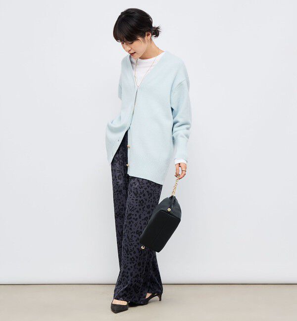 NOLLEY'S「【WEB限定アイテム】2WAY長めVネックカーディガン」|カーディガン|