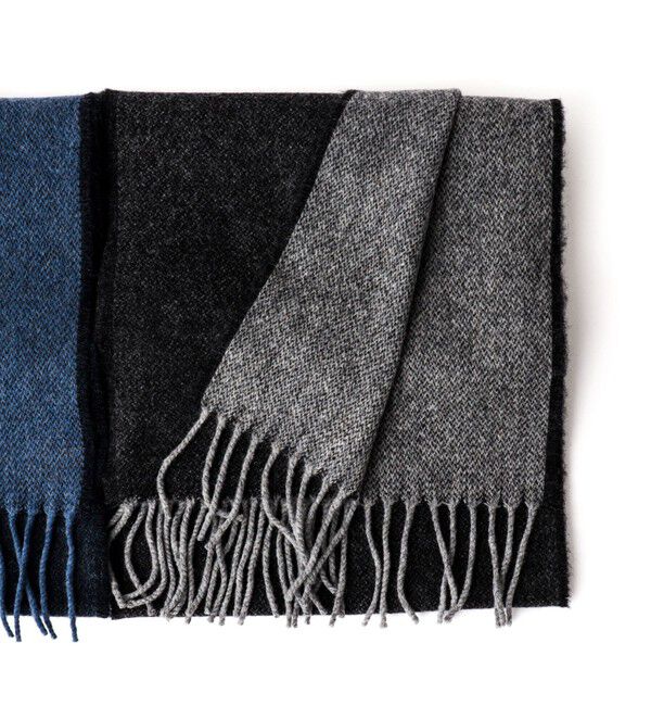 NOLLEY'S goodman「【MAC.N/マックエヌ】Lambswool Dual Scarf 25」|ストール|