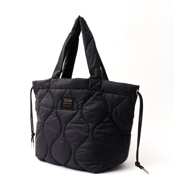 NOLLEY'S goodman「【TAION / タイオン】MILITARY SOFT SHELL DOWN TOTE BAG M」|トートバッグ|チャコールグレー