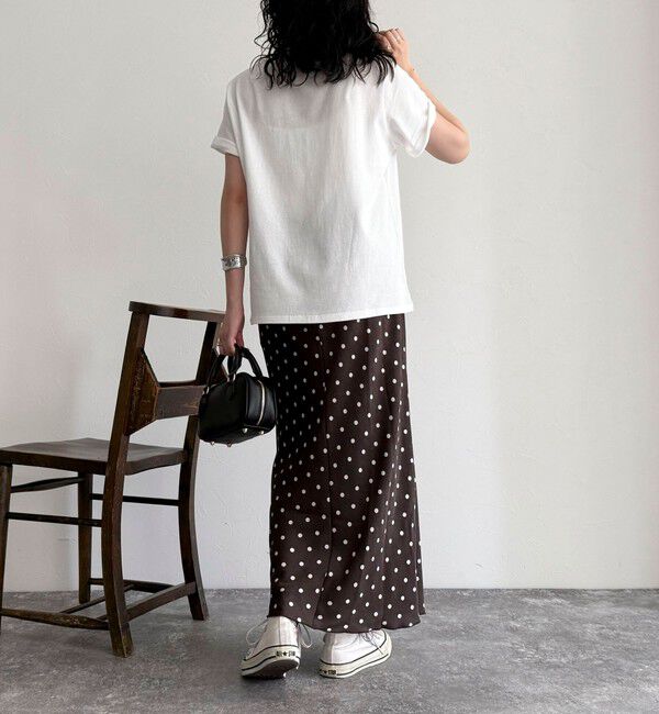 fredy emue「ワッシャーサテンドットスカート」|スカート|