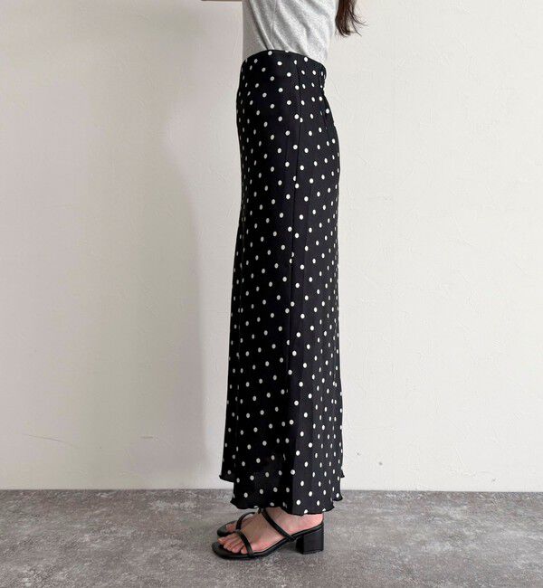 fredy emue「ワッシャーサテンドットスカート」|スカート|