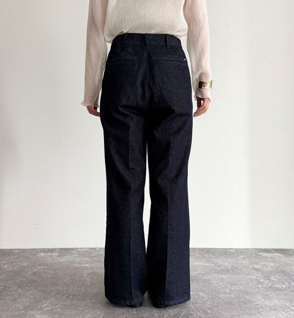 fredy emue「センタープレスデニムスラックス」|デニム|