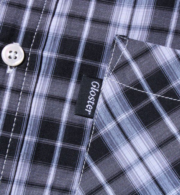 GLOSTER「【GLOSTER/グロスター】T/Cブロード バンドカラーシャツ（ギンガム/タータン）」|シャツ・ブラウス|