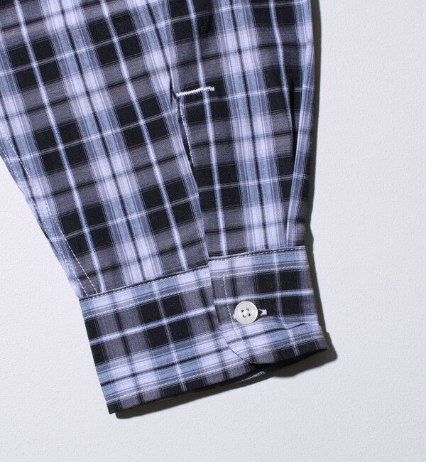 GLOSTER「【GLOSTER/グロスター】T/Cブロード バンドカラーシャツ（ギンガム/タータン）」|シャツ・ブラウス|