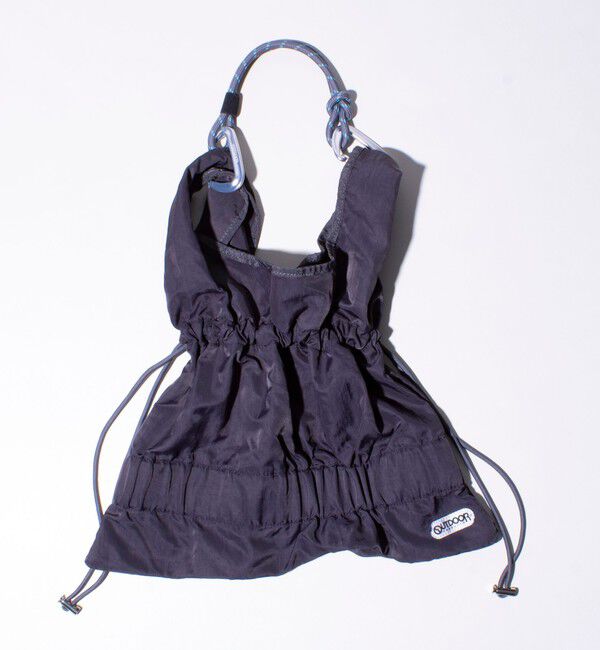 GLOSTER「【昨年即完アイテムが再登場！】【UNISEX】別注 OUTDOOR ドロストショッパーバッグ」|ショルダー・メッセンジャー|チャコールグレー