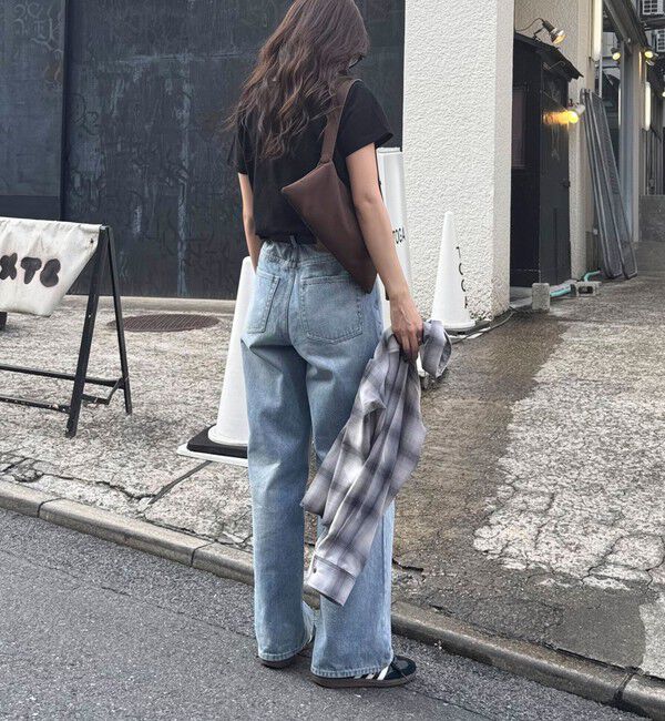 fredy emue「ボーダー/無地ワンポイントロゴコンパクトTシャツ」|Tシャツ・カットソー|