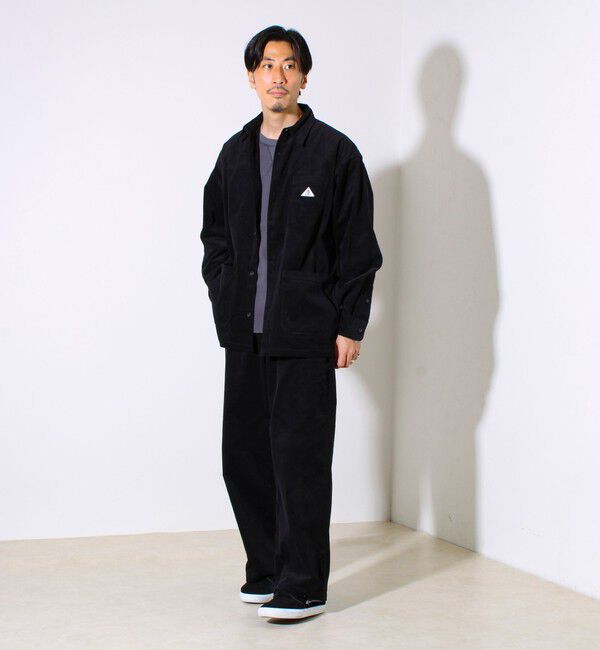 GLOSTER「【セットアップ対応】【GEVACO】コーデュロイ イージーワイドパンツ」|チノ|