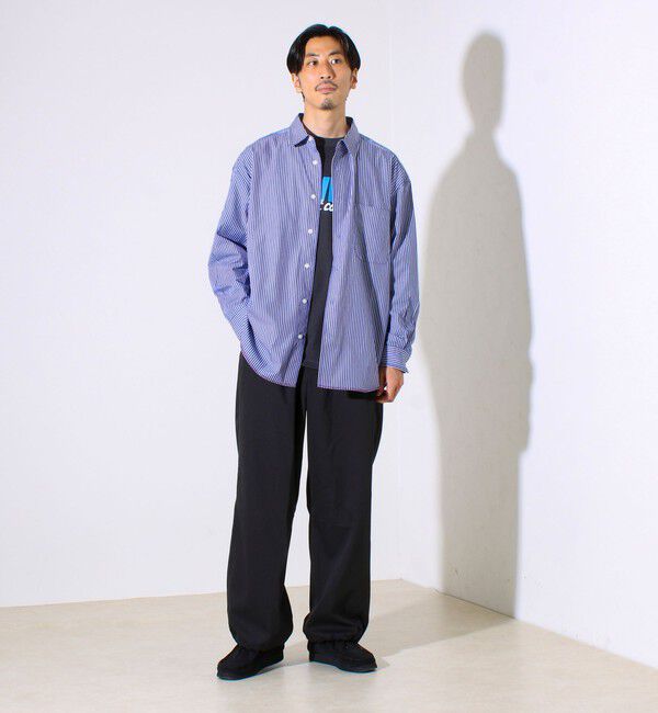 GLOSTER「【GEVACO】ドロストイージーパンツ ストレッチツイル 裾ドローコード付き」|チノ|