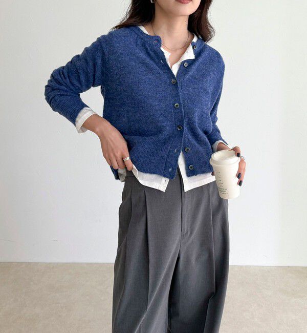 fredy emue「【@sora_522m企画】ウール混天竺カーディガン」|カーディガン|