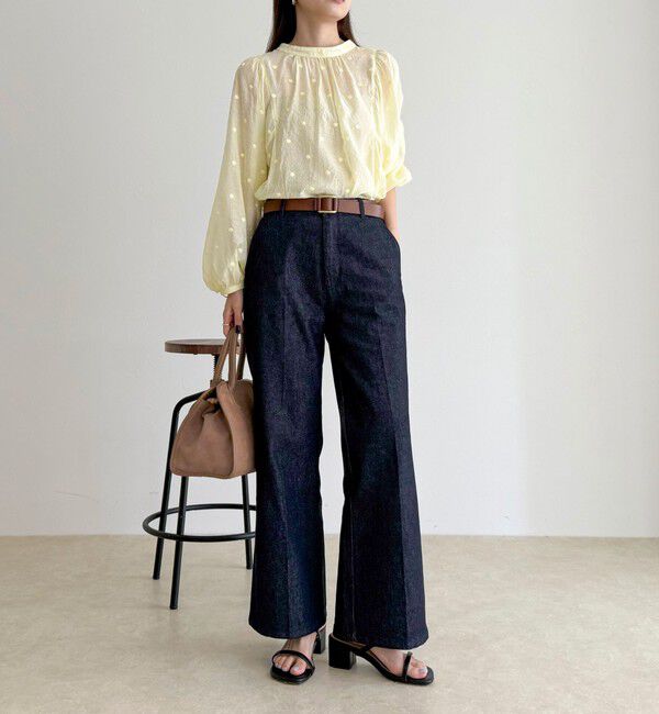 fredy emue「ドット刺繍2ＷAYブラウス」|シャツ・ブラウス|