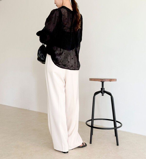 fredy emue「ドット刺繍2ＷAYブラウス」|シャツ・ブラウス|