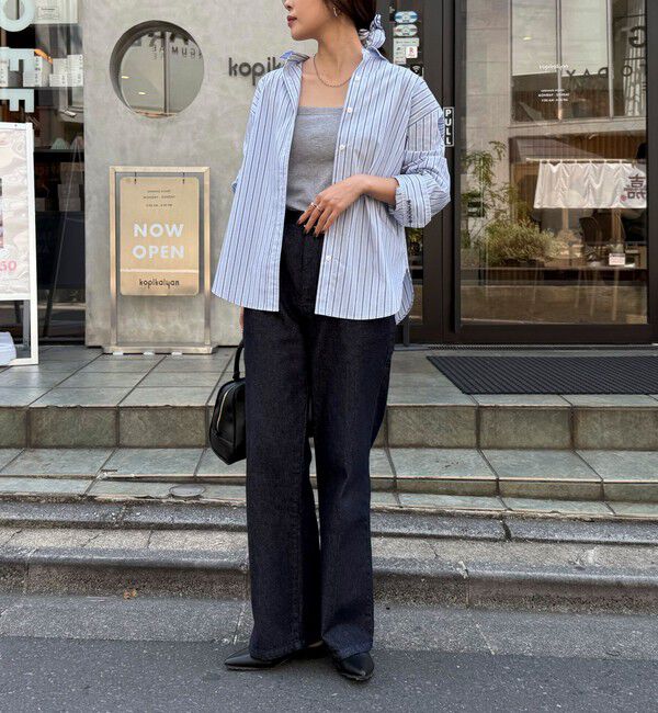 fredy emue「《WEB限定》ベーシックエンブロイダリーシャツ シュシュset」|シャツ・ブラウス|