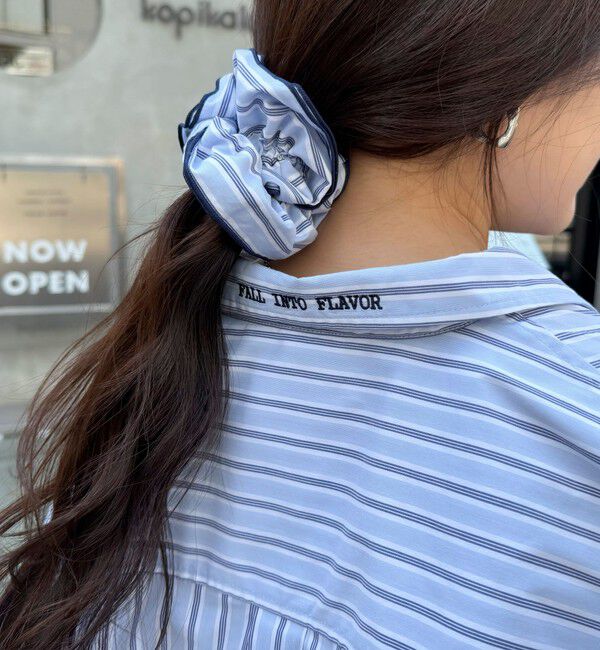 fredy emue「《WEB限定》ベーシックエンブロイダリーシャツ シュシュset」|シャツ・ブラウス|