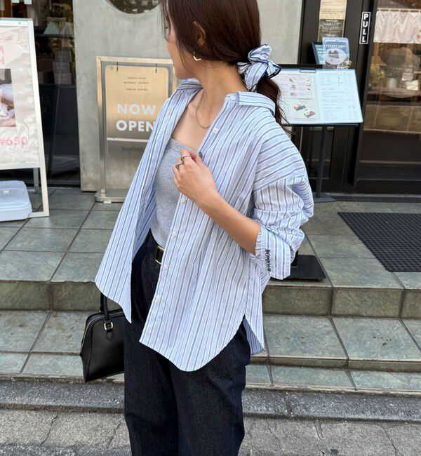 fredy emue「《WEB限定》ベーシックエンブロイダリーシャツ シュシュset」|シャツ・ブラウス|