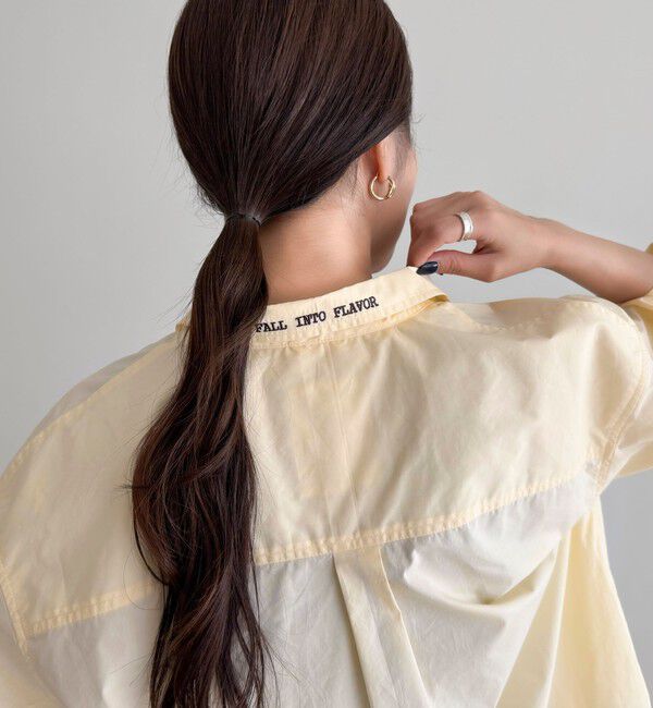 fredy emue「ベーシックエンブロイダリーシャツ」|シャツ・ブラウス|