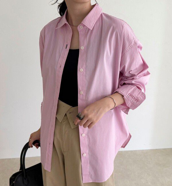 fredy emue「ベーシックエンブロイダリーシャツ」|シャツ・ブラウス|