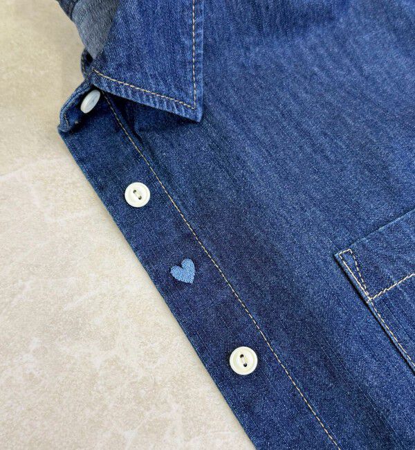 fredy emue「【大人気リバイバル】FR刺繍デニムシャツ」|シャツ・ブラウス|