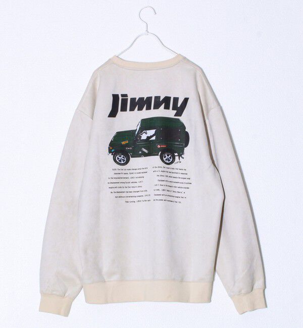 GLOSTER「【ロングセラーコラボ】ジムニー&times;GLOSTER フェイクスエードプルオーバー」|スウェット・ジャージ|オフホワイト