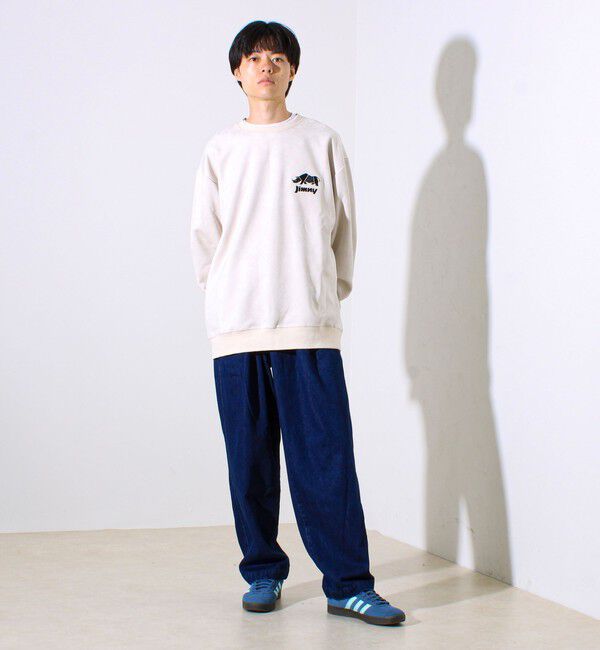 GLOSTER「【ロングセラーコラボ】ジムニー&times;GLOSTER フェイクスエードプルオーバー」|スウェット・ジャージ|