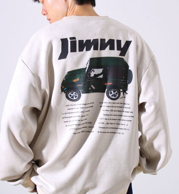 GLOSTER「【ロングセラーコラボ】ジムニー&times;GLOSTER フェイクスエードプルオーバー」|スウェット・ジャージ|