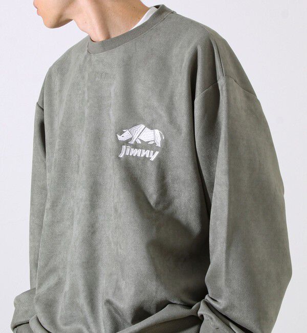 GLOSTER「【ロングセラーコラボ】ジムニー&times;GLOSTER フェイクスエードプルオーバー」|スウェット・ジャージ|