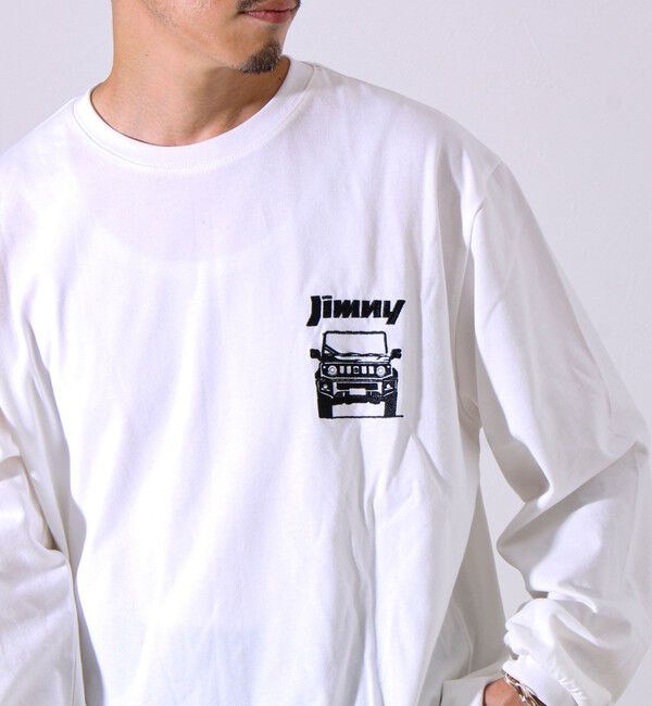 GLOSTER「【ロングセラーコラボ】ジムニー&times;GLOSTER 長袖プリントTシャツ」|Tシャツ・カットソー|