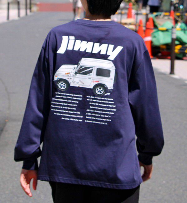 GLOSTER「【ロングセラーコラボ】ジムニー&times;GLOSTER 長袖プリントTシャツ」|Tシャツ・カットソー|