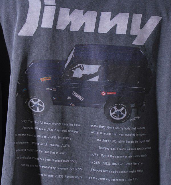 GLOSTER「【ロングセラーコラボ】ジムニー&times;GLOSTER 長袖プリントTシャツ」|Tシャツ・カットソー|