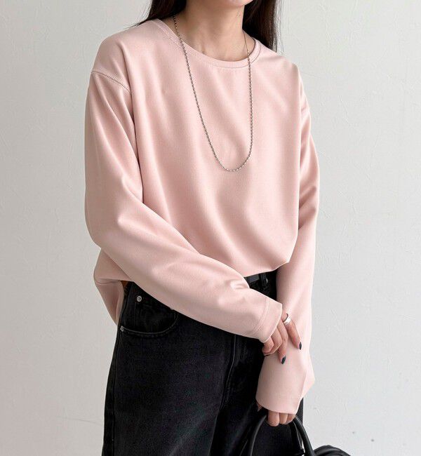 fredy emue「【大人の優秀ブラウスT】ジョーゼットブラウスTシャツ」|Tシャツ・カットソー|