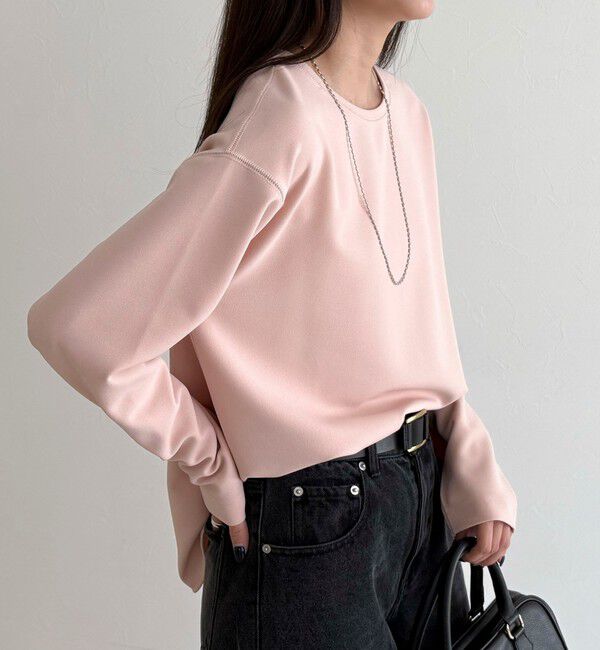 fredy emue「【大人の優秀ブラウスT】ジョーゼットブラウスTシャツ」|Tシャツ・カットソー|