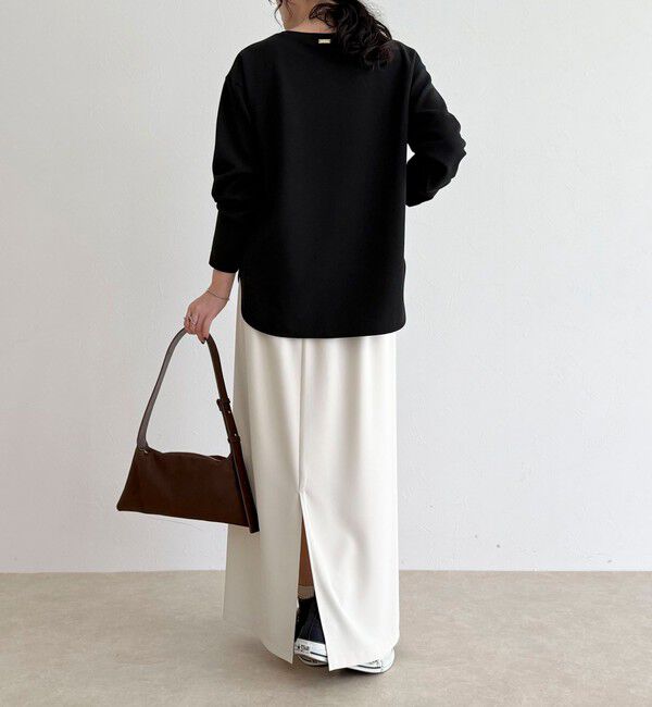 fredy emue「【大人の優秀ブラウスT】ジョーゼットブラウスTシャツ」|Tシャツ・カットソー|