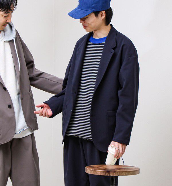 GLOSTER「【セットアップ対応】トリコットオールマイティジャケット」|テーラードジャケット|